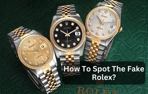 rolex diamanti falso|how to identify a rolex.